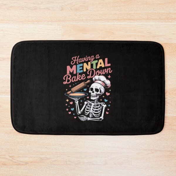 Item preview, Skeleton Baker Baking Lover Groovy Having A Mental Bake Down designed and sold by silladive.