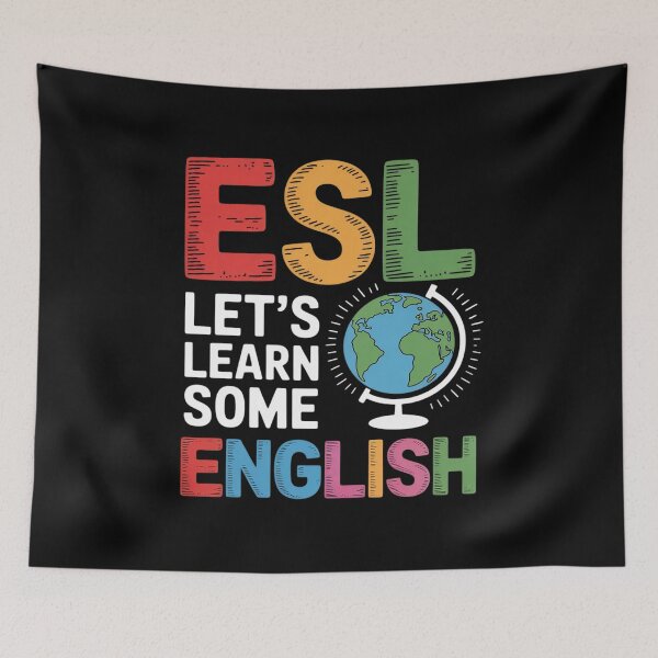 Item preview, ESL Teacher English Second Language Multilingual Teaching designed and sold by HardcoreTour.