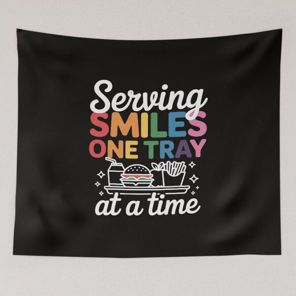 Item preview, Serving Smiles One Tray At A Time Ladies Cafeteria Worker designed and sold by silladive.