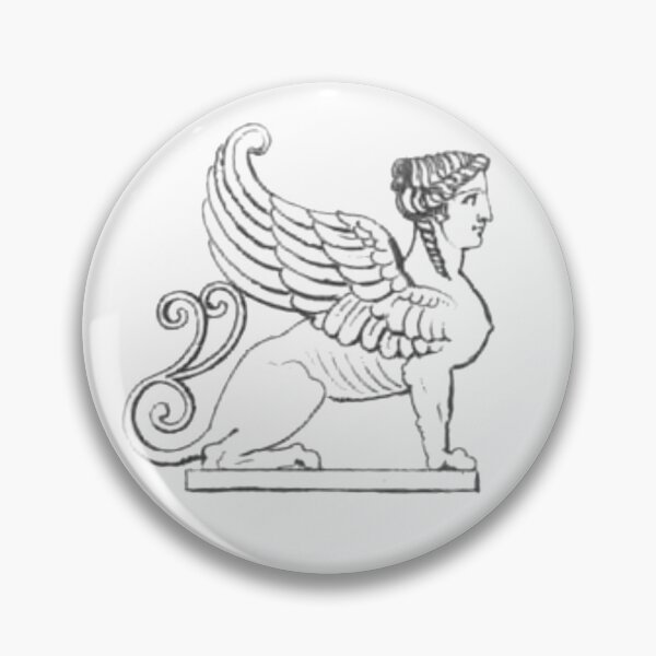 Artikelvorschau, Sphinx-Illustration, Griechisch, Mythologie entworfen und verkauft von HawthorneFlame.