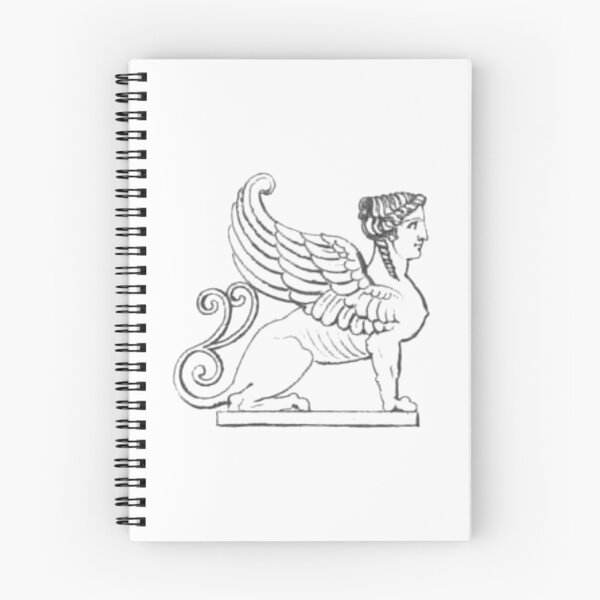 Artikelvorschau, Sphinx-Illustration, Griechisch, Mythologie entworfen und verkauft von HawthorneFlame.