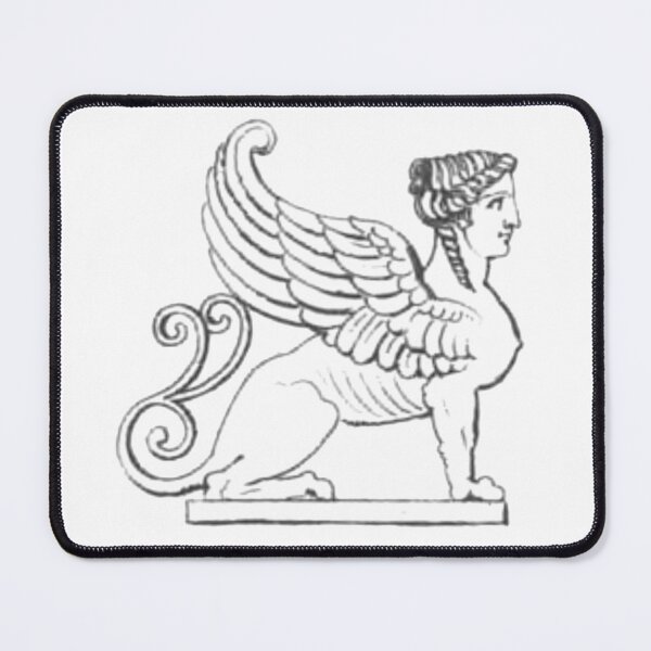 Item preview, Sphinx Illustration, Greek, Mythology designed and sold by HawthorneFlame.