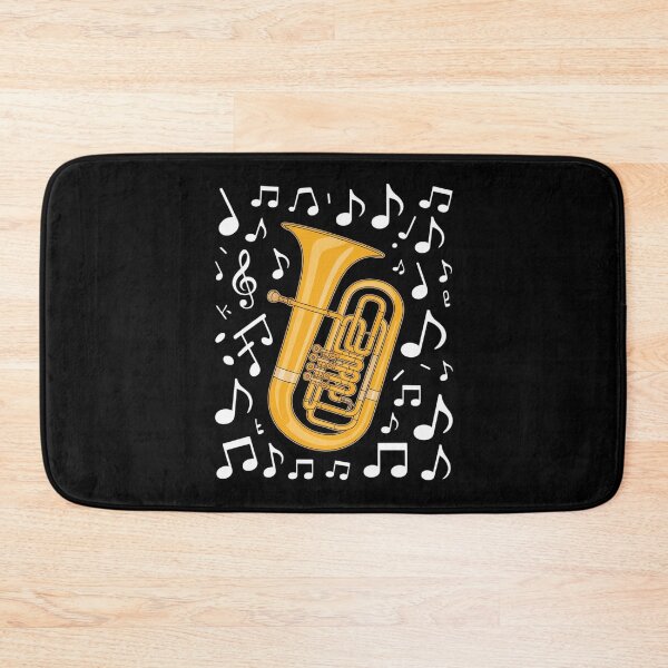 Item preview, Euphonium Musical Notes Euphoniumist Brass Musician Teacher designed and sold by HardcoreTour.