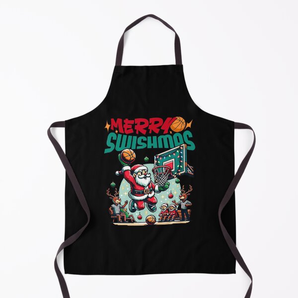 Item preview, Merry Swishmas Christmas Xmas Basketball Funny designed and sold by EstherDiane.