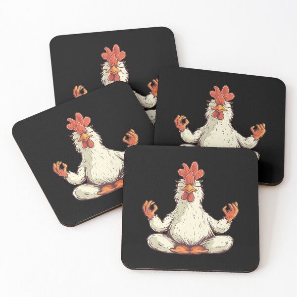 Item preview, Cute Chicken Meditating Yoga designed and sold by AlbertaDana.