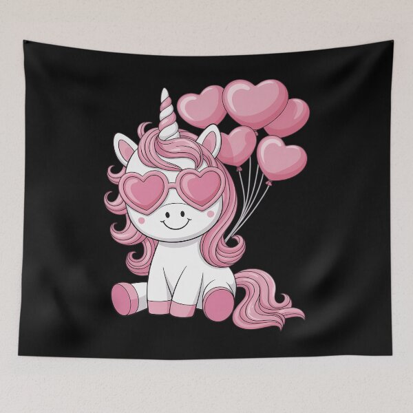 Item preview, Cute Valentines Day Unicorn Lover Heart Balloon designed and sold by DentistLegal.