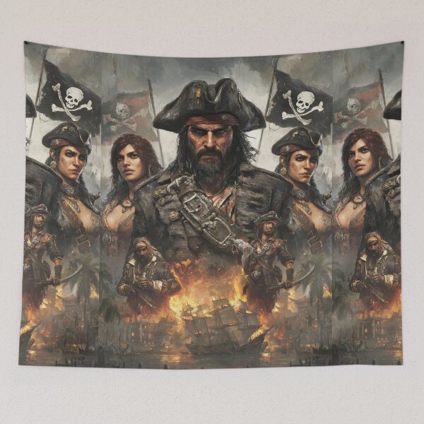 Item preview, Rulers of oceans standing proudly on their deck designed and sold by Piotrek0001.