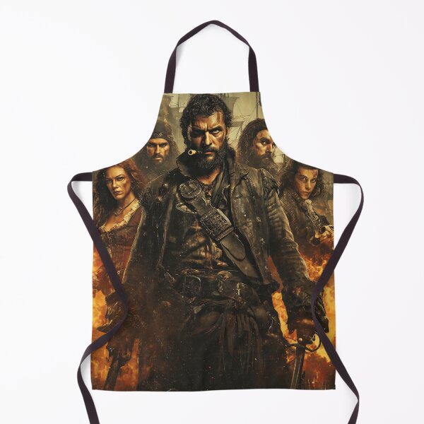 Item preview, Vintage style poster featuring an armed pirate crew designed and sold by Piotrek0001.