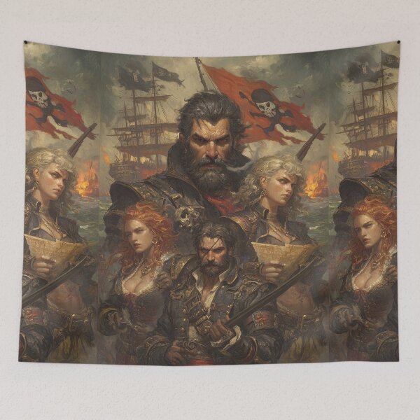 Item preview, Sabre armed corsairs walking through the hot fire designed and sold by Piotrek0001.