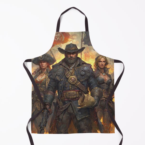 Item preview, Brave pirate captain and his crew designed and sold by Piotrek0001.