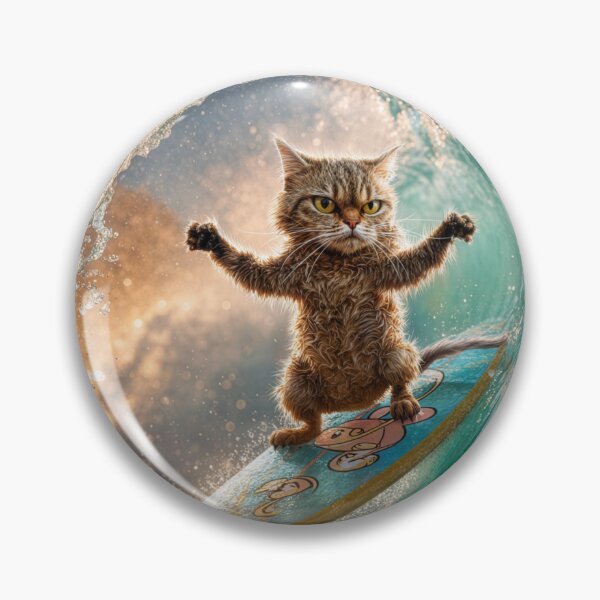 Item preview, Peevish Cat Shreds a Wave designed and sold by Tridentulus.