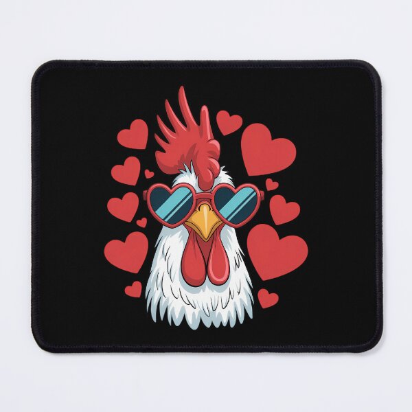 Item preview, Funny Chicken Valentines Day Heart Chicken designed and sold by DentistLegal.