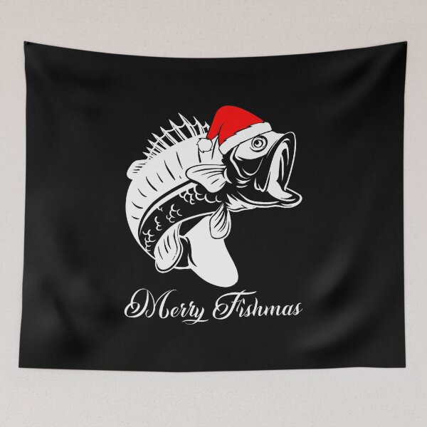 Item preview, Christmas Fishing Shirt - Merry Fishmas designed and sold by BeulahJoseph.