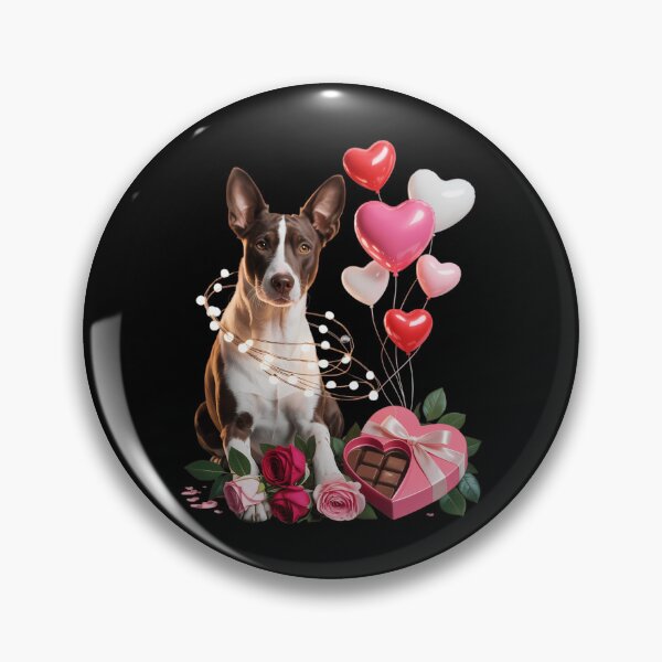 Artikelvorschau, Lustiges Red Heeler Rosenherz zum Valentinstag, Hundemama entworfen und verkauft von DentistLegal.