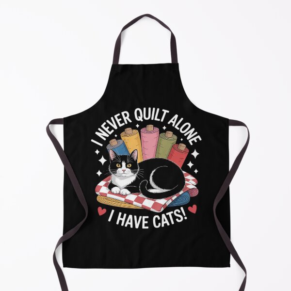 Item preview, ewing Qulting Cat Mom I Never Quilt Alone I Have Cats designed and sold by HardcoreTour.