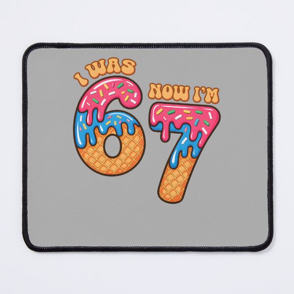 Item preview, 7 Year Old Birthday I was 6 Now I'm 7 67 Meme Funny Kids designed and sold by KristineLi.