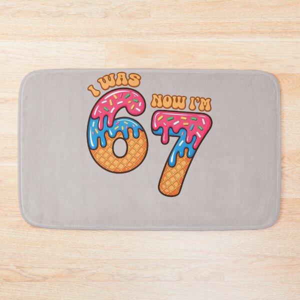 Item preview, 7 Year Old Birthday I was 6 Now I'm 7 67 Meme Funny Kids designed and sold by KristineLi.