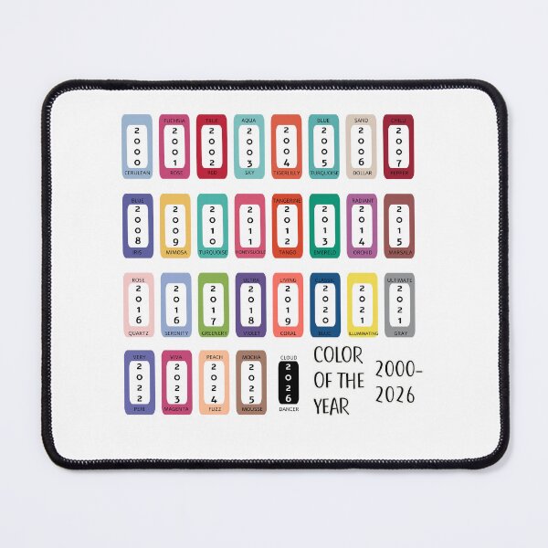 Item preview, EVERY COLOUR OF THE YEAR 2000-2026 including Cloud Dancer  designed and sold by Jane Holloway.