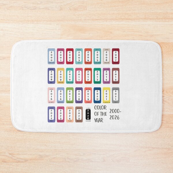 Item preview, EVERY COLOUR OF THE YEAR 2000-2026 including Cloud Dancer  designed and sold by Jane Holloway.
