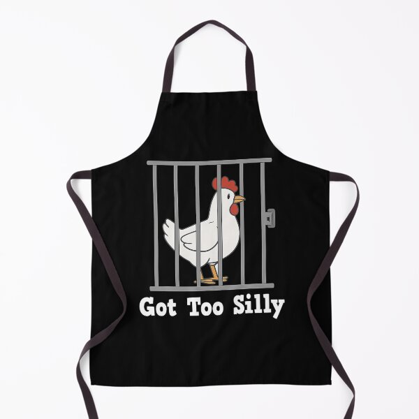 Item preview, Funny Chicken Meme Got Too Silly Humor Gifts Men Women Kid designed and sold by PatsyMargie.