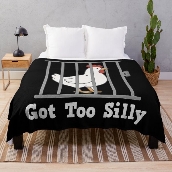 Item preview, Funny Chicken Meme Got Too Silly Humor Gifts Men Women Kid designed and sold by PatsyMargie.