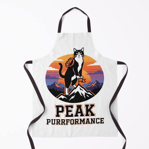 Item preview, Peak Purrformance Mountain Climbing Cat designed and sold by Quillway.
