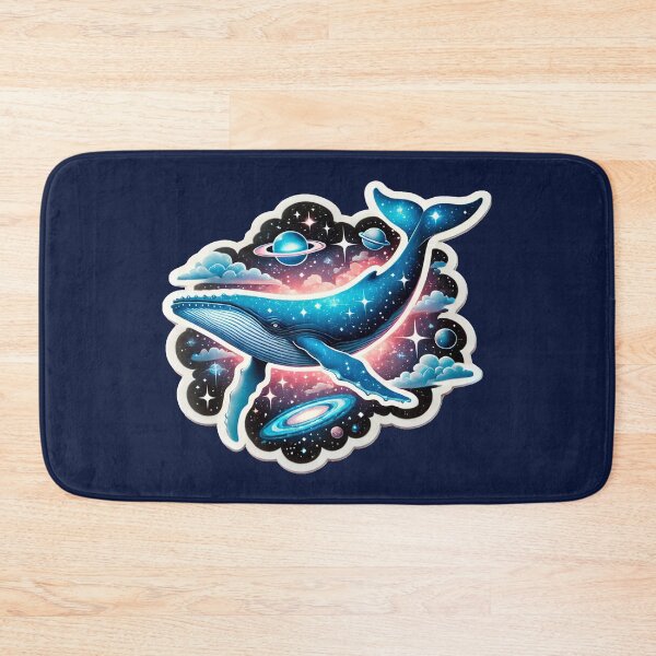 Item preview, Surreal Cosmic Whale Floating Through Starry Universe designed and sold by PinUpPizzazz.