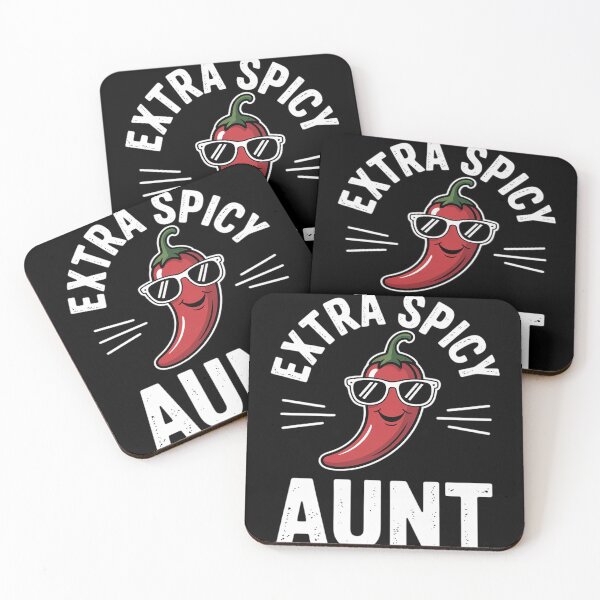 Item preview, Extra Spicy Aunt Foodie Hot Chili Pepper Pun designed and sold by HardcoreTour.