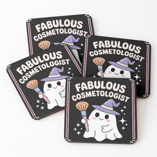 Item preview, Faboolous Cosmetologist Artist Makeup Cute Ghost Halloween designed and sold by HardcoreTour.