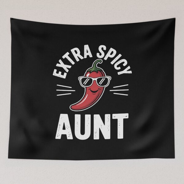 Item preview, Extra Spicy Aunt Foodie Hot Chili Pepper Pun designed and sold by HardcoreTour.