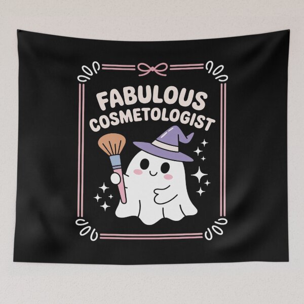 Item preview, Faboolous Cosmetologist Artist Makeup Cute Ghost Halloween designed and sold by HardcoreTour.