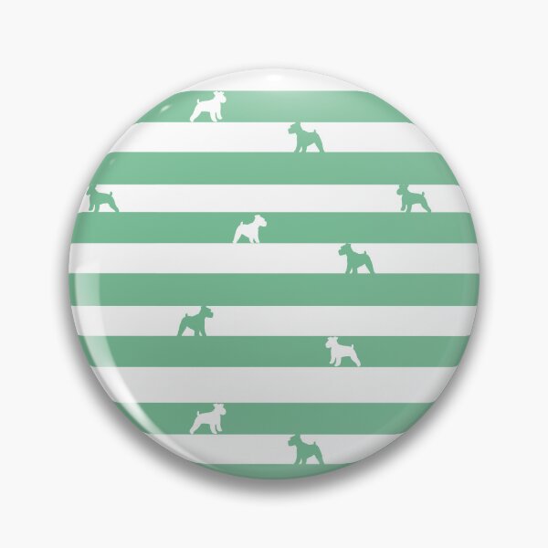 Item preview, Sage green striped Schnauzer dog pattern designed and sold by tayaan.
