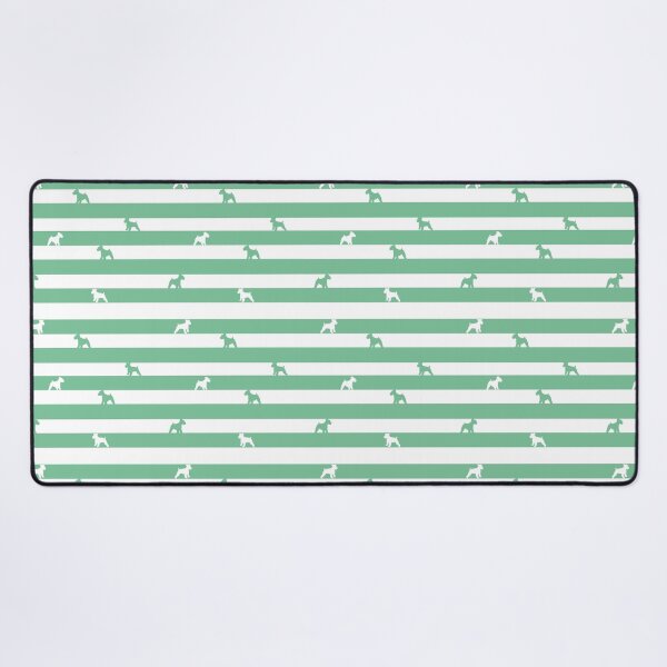Item preview, Sage green striped Schnauzer dog pattern designed and sold by tayaan.