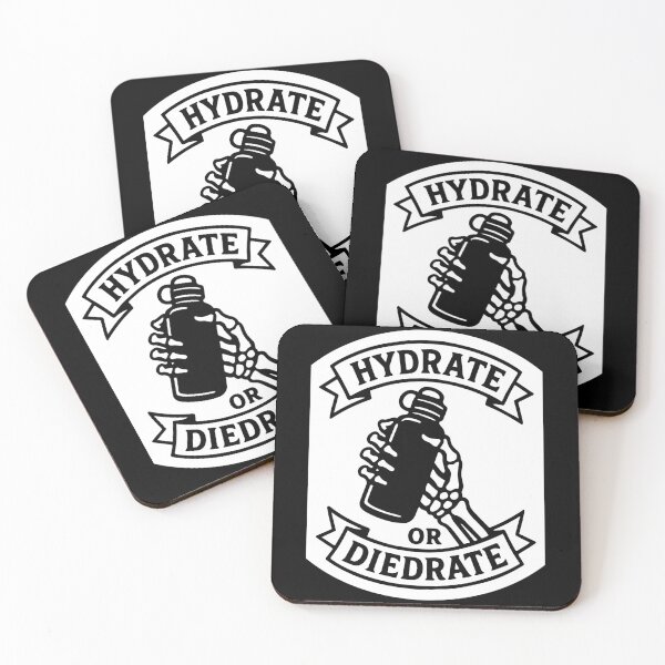 Item preview, Hydrate or Diedrate (black on white) designed and sold by cubiclecoma.