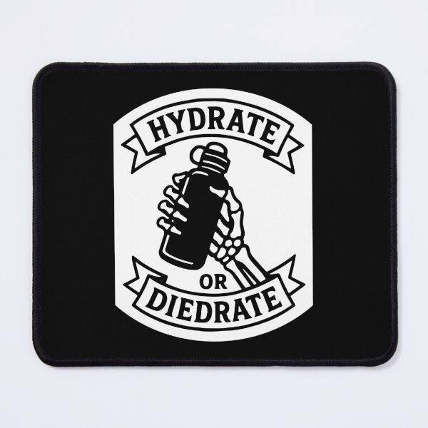 Item preview, Hydrate or Diedrate (black on white) designed and sold by cubiclecoma.