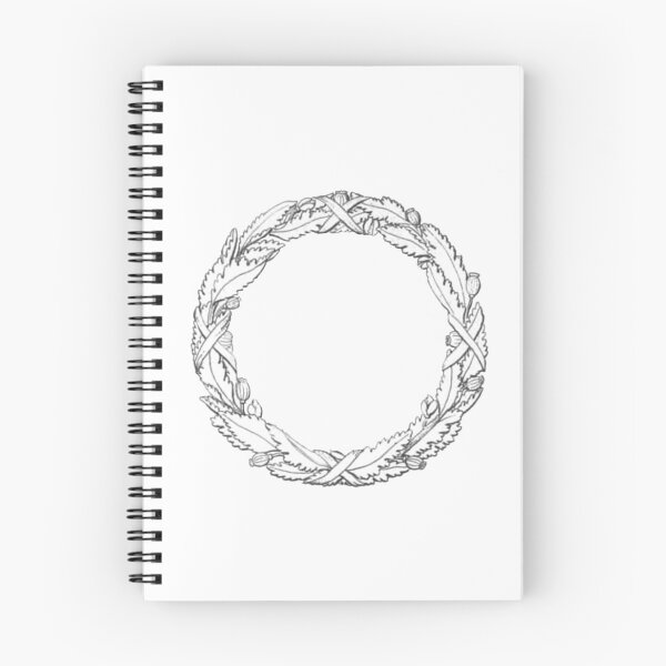 Item preview, Wreath Illustration designed and sold by HawthorneFlame.