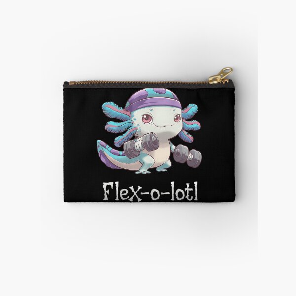 Item preview, Flex-O-Lotl Funny Axolotl Gym Workout Weightlifting designed and sold by PatsyMargie.