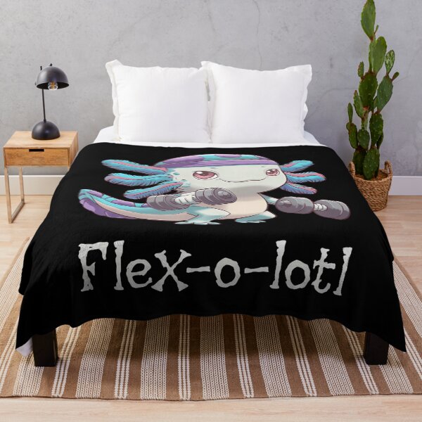 Item preview, Flex-O-Lotl Funny Axolotl Gym Workout Weightlifting designed and sold by PatsyMargie.