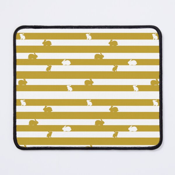 Item preview, Mustered Yellow striped Rabbit pattern designed and sold by tayaan.