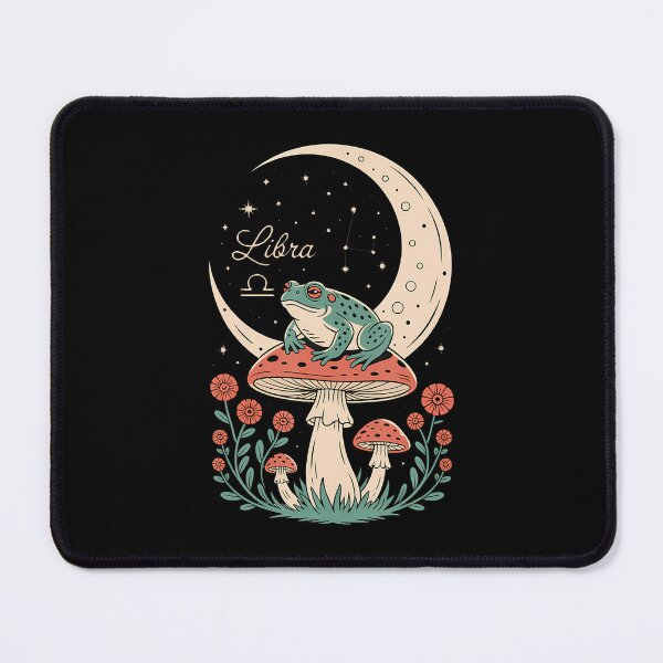 Item preview, Libra Frog Moon Mushroom Cosmic Harmony designed and sold by JacquelineEnri.