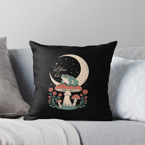 Item preview, Libra Frog Moon Mushroom Cosmic Harmony designed and sold by JacquelineEnri.