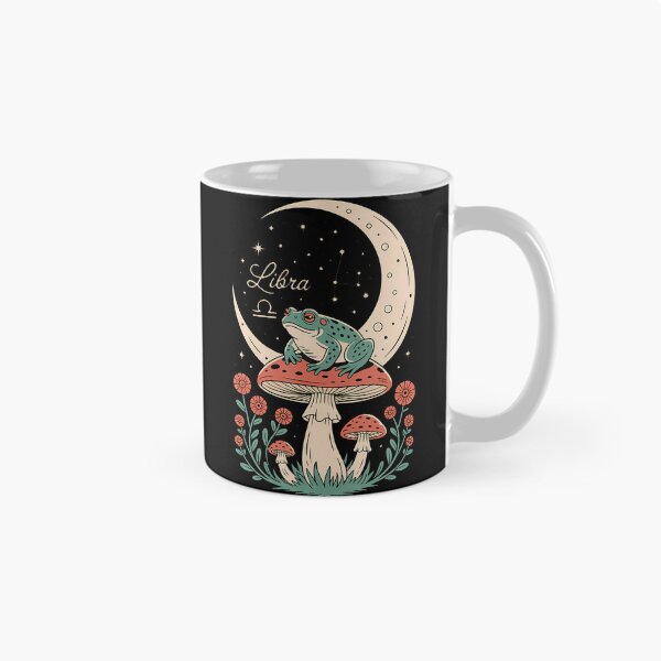 Item preview, Libra Frog Moon Mushroom Cosmic Harmony designed and sold by JacquelineEnri.