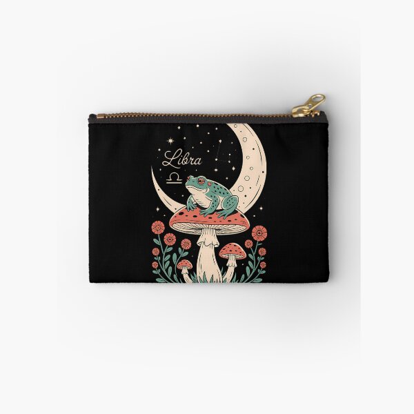 Item preview, Libra Frog Moon Mushroom Cosmic Harmony designed and sold by JacquelineEnri.