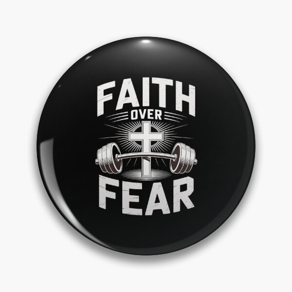 Item preview, Faith Over Fear Funny Christian Workout Gym Jesus designed and sold by HardcoreTour.