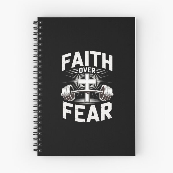Item preview, Faith Over Fear Funny Christian Workout Gym Jesus designed and sold by HardcoreTour.