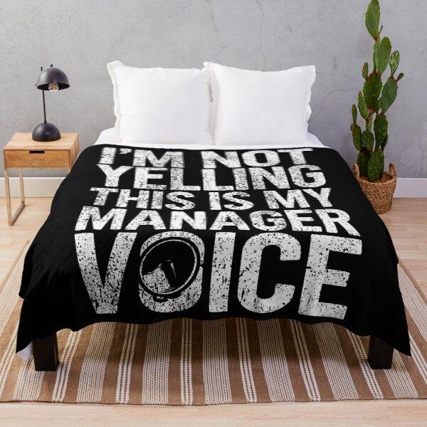Item preview, Manager Voice Funny Management designed and sold by ElizabethVivan.