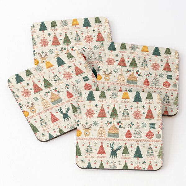 Item preview, Not You're Basic Christmas Tree Pattern designed and sold by shaang.