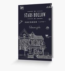 Stars Hollow Collage Greeting Card