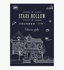 Stars Hollow Collage Photographic Print