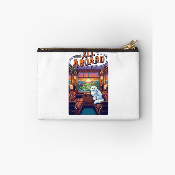Item preview, All Aboard Railway Travel Cat Adventure designed and sold by Quillway.